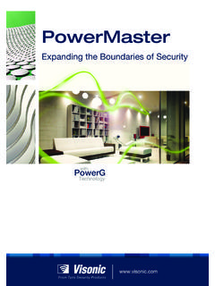 PowerMaster - Wireless Home Security Products …
