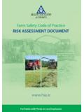 RISK ASSESSMENT DOCUMENT - Health and Safety Authority