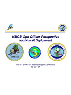 NMCB Ops Officer Perspective - sandaenvironmental.com