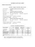 MATERIAL SAFETY DATA SHEET - Protection …