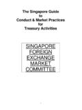 SINGAPORE FOREIGN EXCHANGE MARKET COMMITTEE