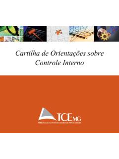 Cartilha de Orienta&#231;&#245;es sobre Controle Interno - TCE
