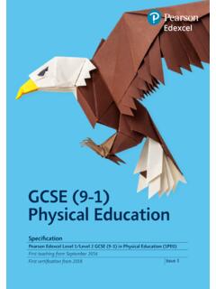 GCSE (9-1) Physical Education - Edexcel