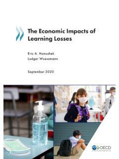 The Economic Impacts of Learning Losses - OECD