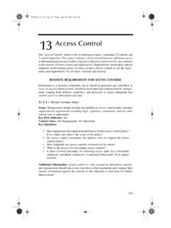 13 Access Control - Information Systems Security Today ...
