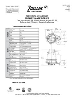 TECHNICAL DATA SHEET MIGHTY-MATE SERIES