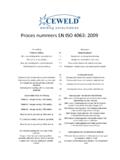 Proces nummers EN ISO 4063: 2009 - CEWELD