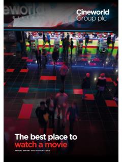 The best place to watch a movie - Cineworld Group …