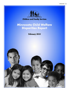 Minnesota Child Welfare Disparities Report