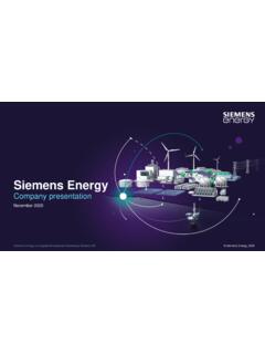 Siemens Energy Presentation