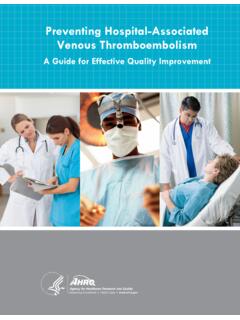 Preventing Hospital-Associated Venous Thromboembolism