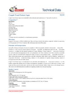 Czapek Yeast Extract Agar - HiMedia Labs