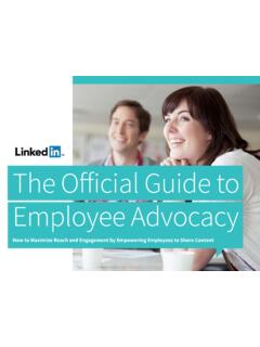 The Official Guide to Employee Advocacy - LinkedIn