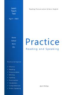 PRACTICE READING AND SPEAKING