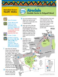 Walks Leaflet 29 - Airedale - Wakefield