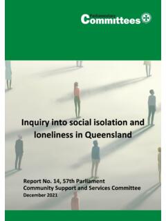 Jlfllf,,- loneliness in Queensland Ii Q
