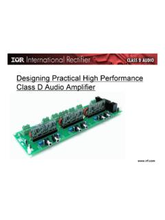Designing Practical High Performance Class D Audio Amplifier