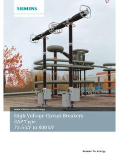 www.siemens.com/energy High Voltage Circuit …