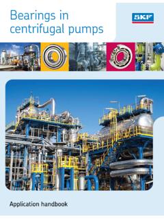 Bearings in centrifugal pumps - SKF
