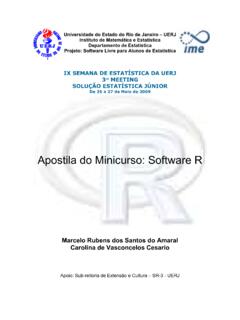 Apostila do Minicurso: Software R - ime.uerj.br