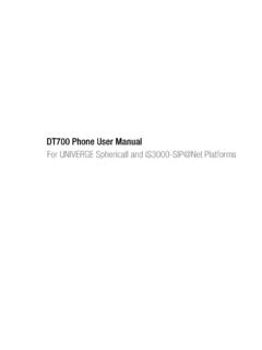 DT700 Phone User Manual - University of Essex