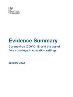 Coronavirus (COVID-19) and the use of face coverings in ...