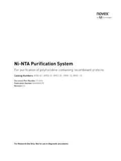 Ni-NTA Purification System - Thermo Fisher Scientific