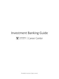Investment Banking Guide - Vanderbilt University