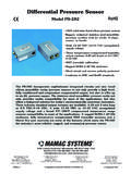 Differential Pressure Sensor - MAMAC Sys