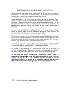 IMPORTANCIA DE LA SALUD SEXUAL Y REPRODUCTIVA
