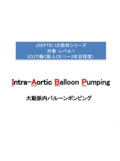 Intra-Aortic Balloon Pumping - JSEPTIC