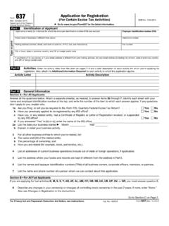www.irs.gov/Form637 for the latest information. Part I