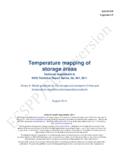 Temperature mapping of storage areas - WHO