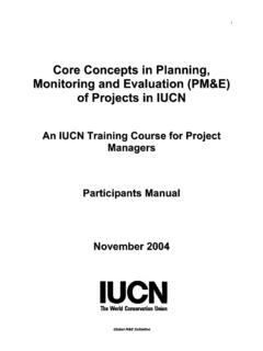 Core Concepts in Planning, Monitoring and Evaluation …