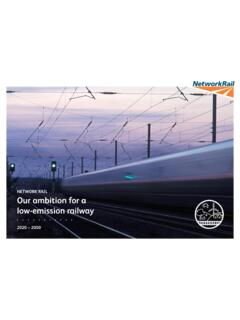 Our ambition for a low-emission railway - Network Rail