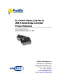 PL-2303HX Edition (Chip Rev D) USB to Serial Bridge ...