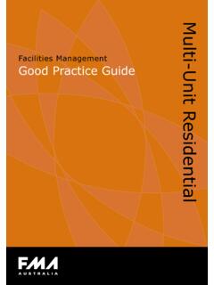 Facilities Management Good Practice Guide