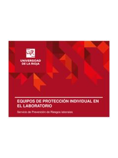 EQUIPOS DE PROTECCI&#211;N INDIVIDUAL EN EL LABORATORIO