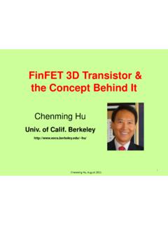 FinFET 3D Transistor &amp; the Concept Behind It