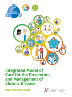 Integrated Model of Care for the Prevention Chronic Disease