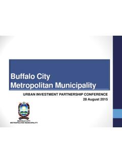 Buffalo City Metropolitan Municipality - National …