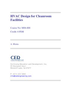 HVAC Design for Cleanroom Facilities - CED Engineering