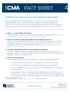 California’s Electronic Prescribing Mandate
