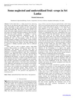 Some neglected and underutilized fruit -crops in …