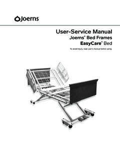 User-Service Manual - Joerns