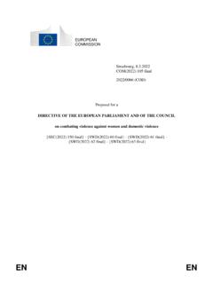 DIRECTIVE OF THE EUROPEAN PARLIAMENT AND OF THE …