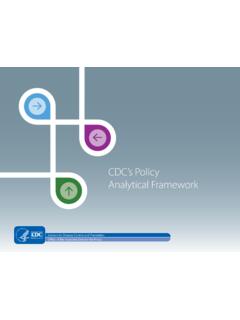CDC Policy Analytical Framework