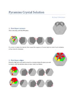 Pyraminx Crystal Solution - Meffert's