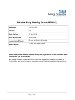 National Early Warning Score (NEWS 2)