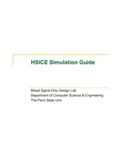 HSICE Simulation Guide - Pennsylvania State University